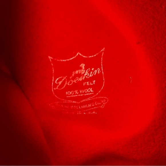 Doeskin Felt 100% Wool Career Collection Fedora Hat with Feather Vintage 60’s - Picture 13 of 15